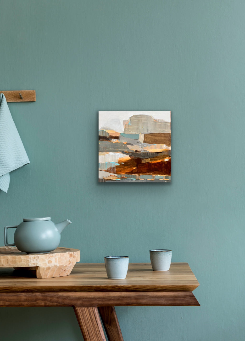 Vers la rivière - 18 x 18