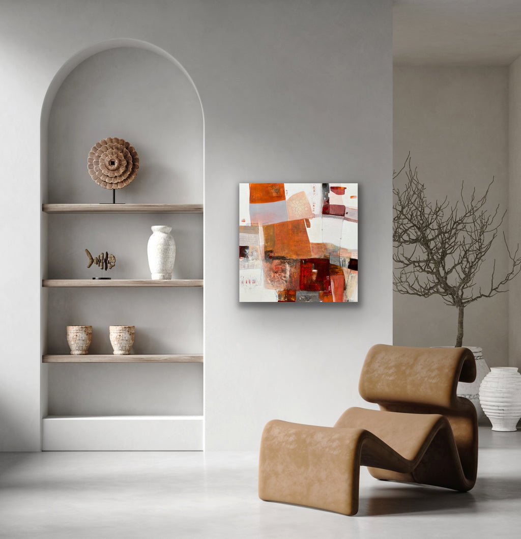 Building bridges - 30" x 30"