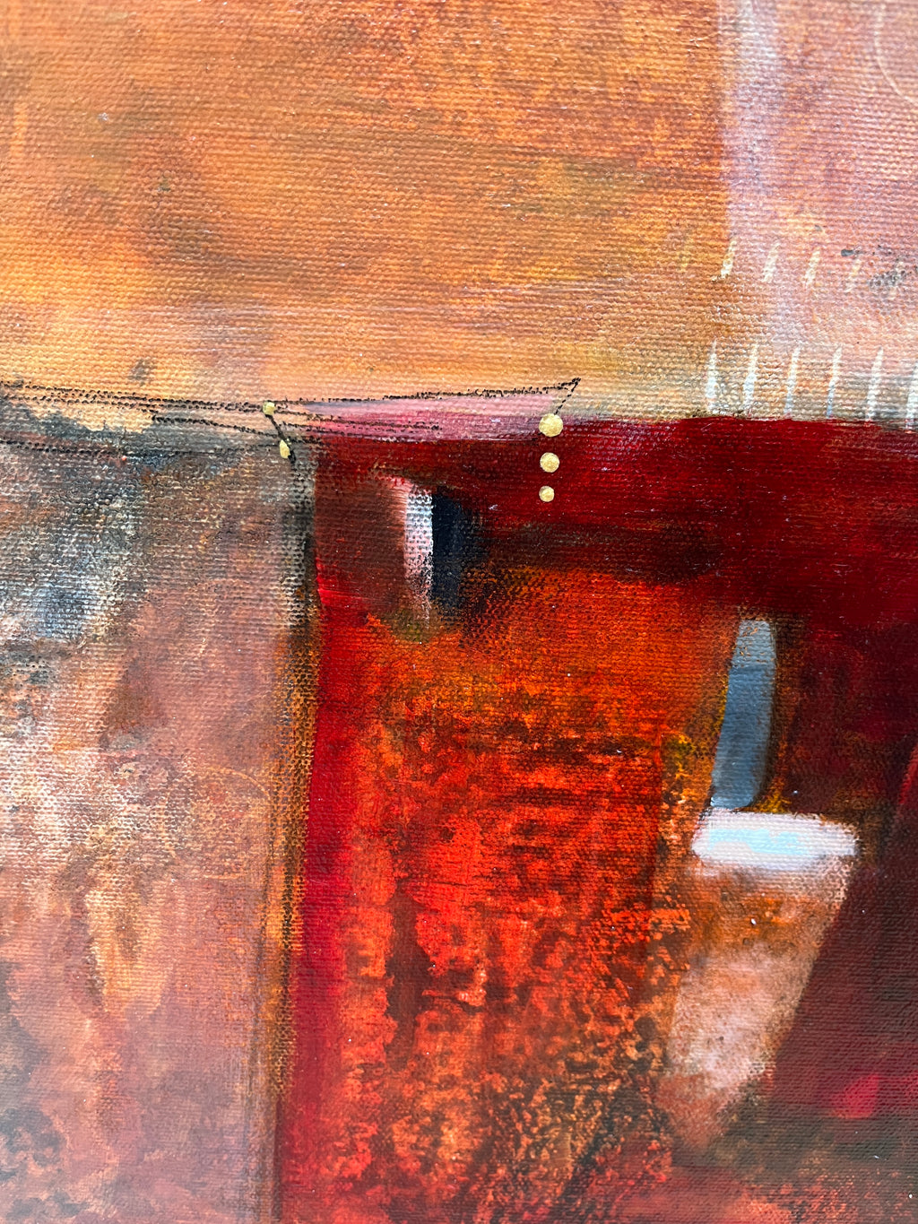 Building bridges - 30" x 30"