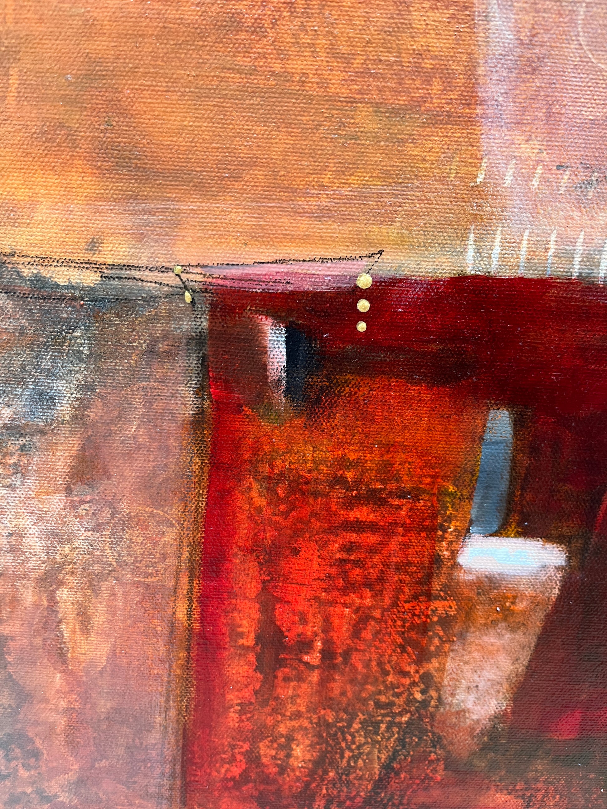 Building bridges - 30" x 30"