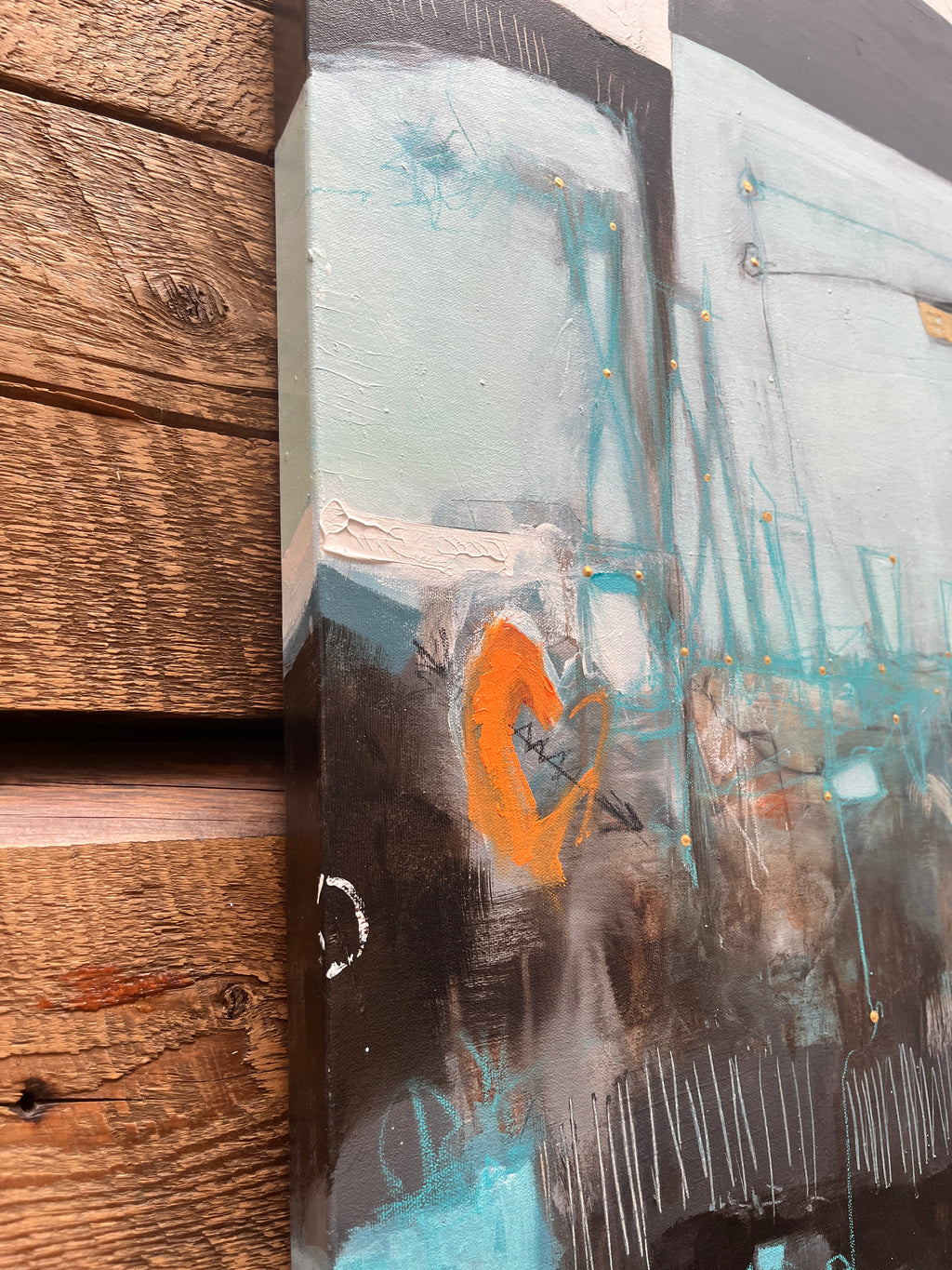 Jardin secret - 40" x 40 "