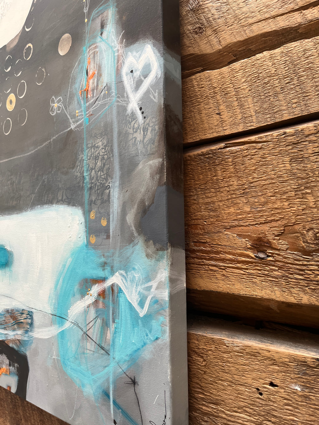 Jardin secret - 40" x 40 "