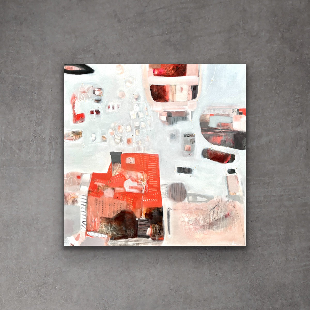 Un peu de douceur svp - 36" x 36"