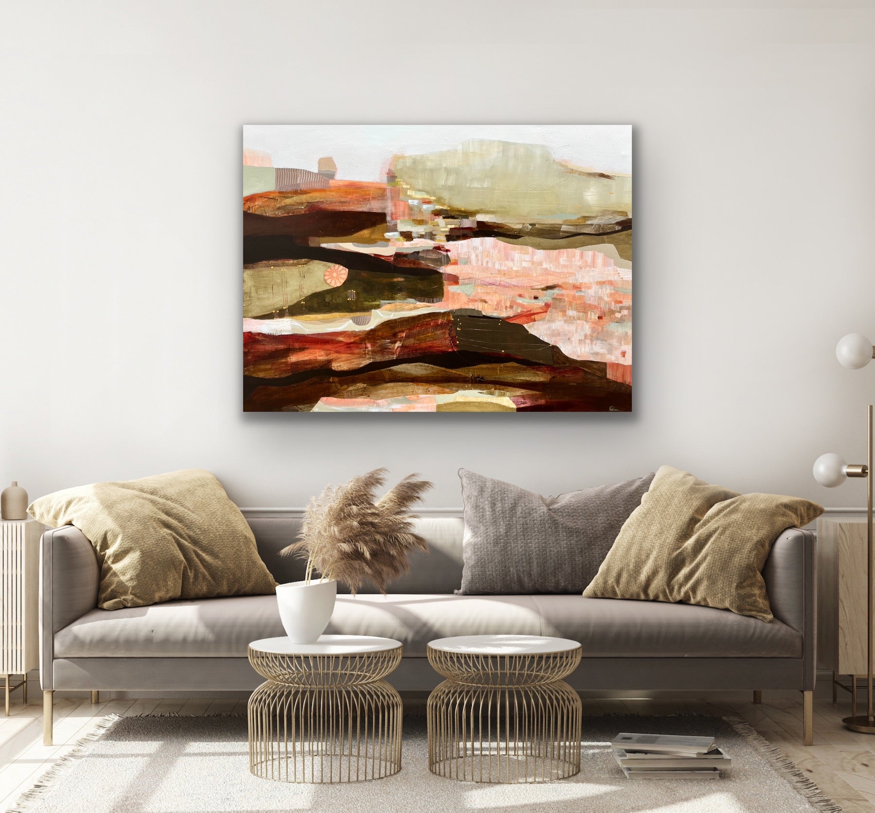 Playing outside - 36 x 48