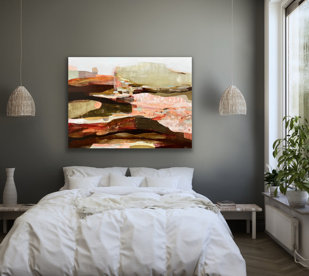 Playing outside - 36 x 48