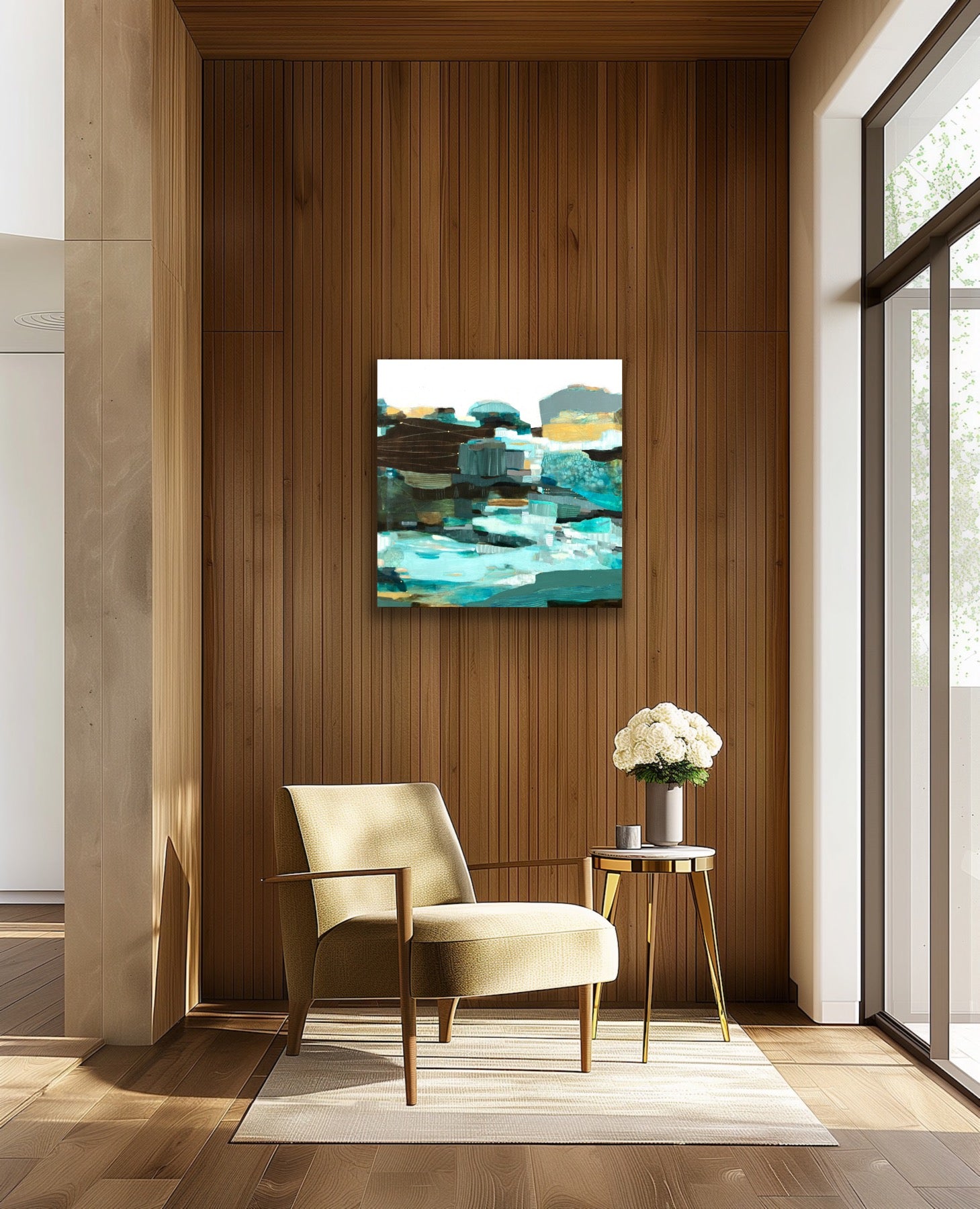 Rivage entrelacé - 36 x 36