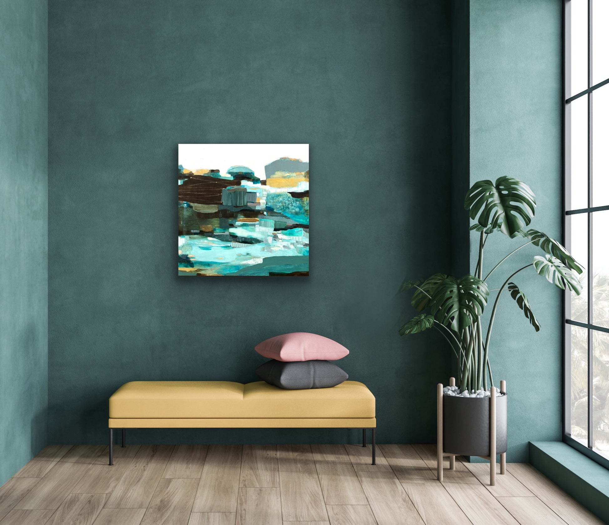 Rivage entrelacé - 36 x 36