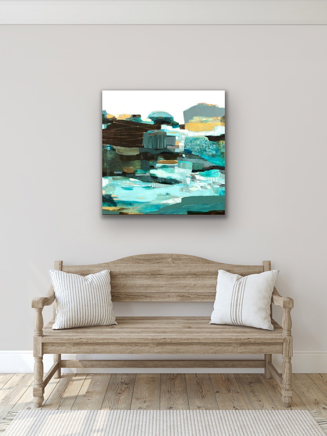 Rivage entrelacé - 36 x 36