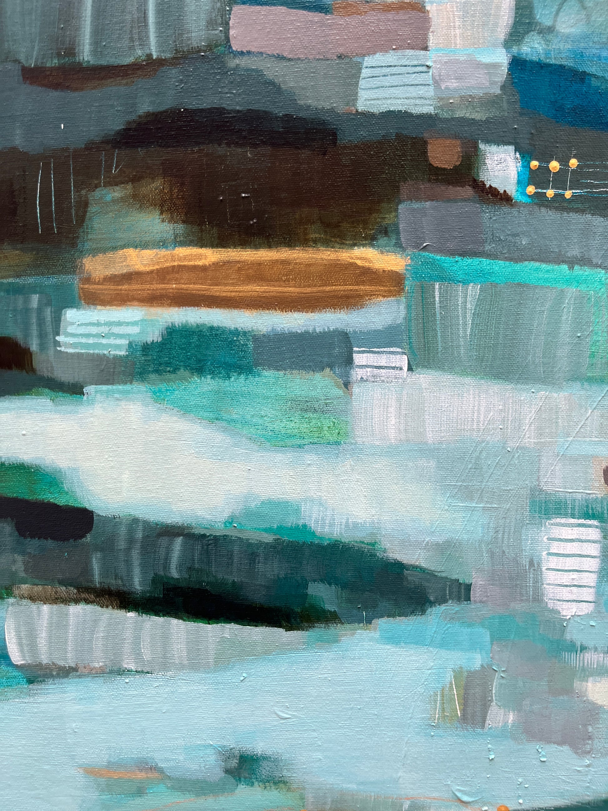 Rivage entrelacé - 36 x 36