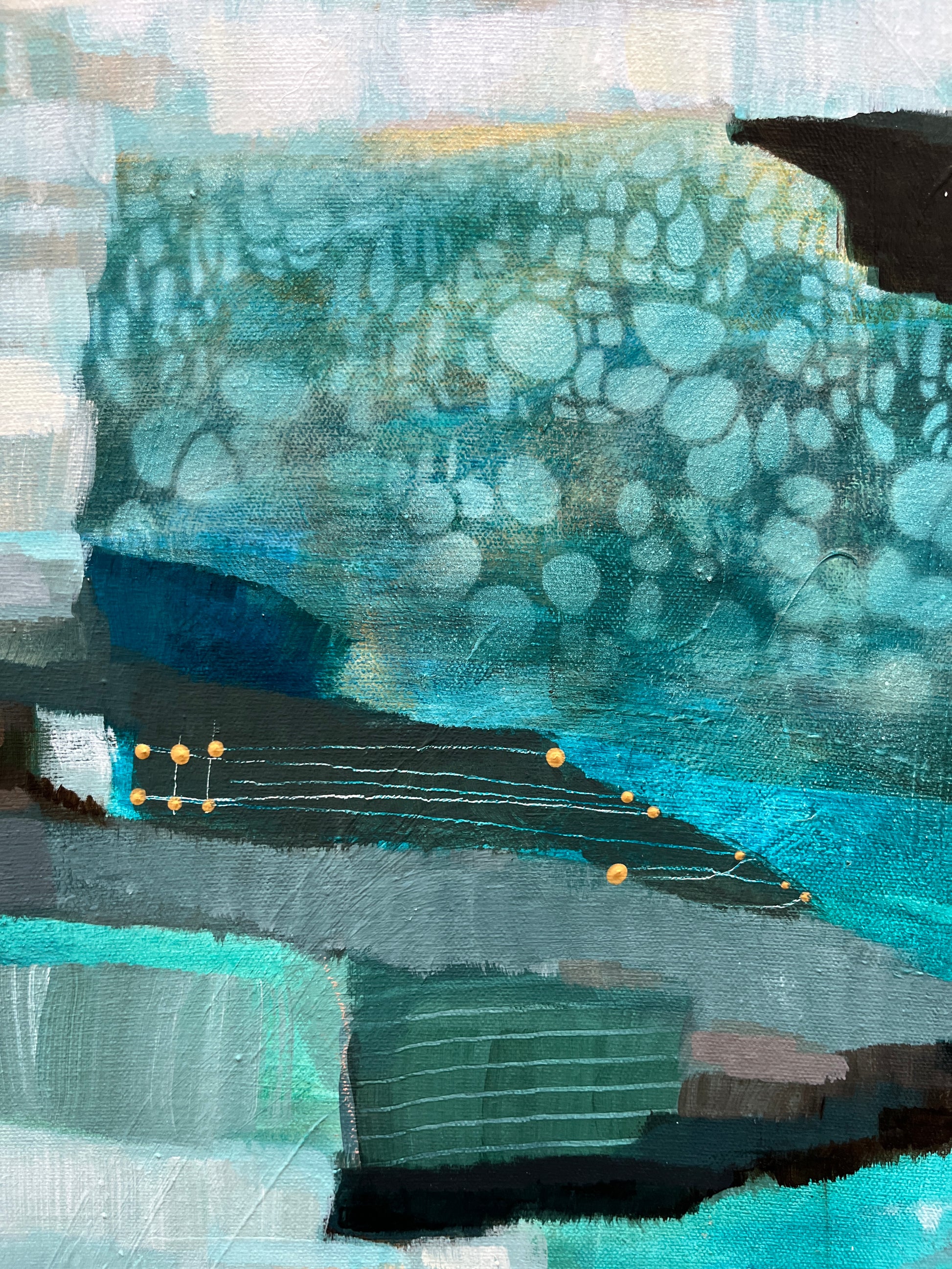 Rivage entrelacé - 36 x 36