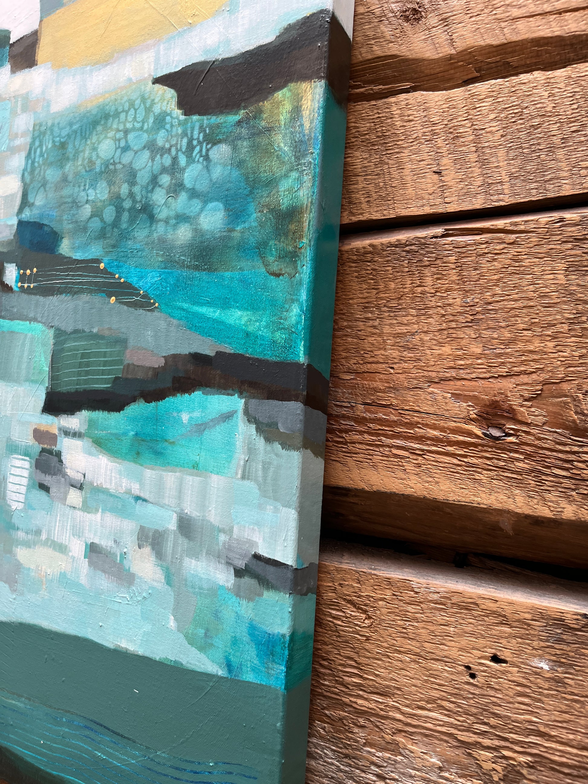 Rivage entrelacé - 36 x 36