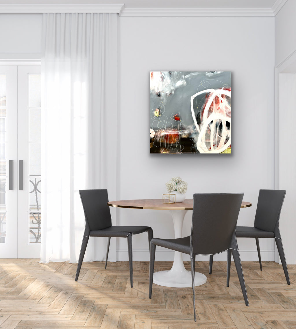 Entrelacé - 36" x 36 "