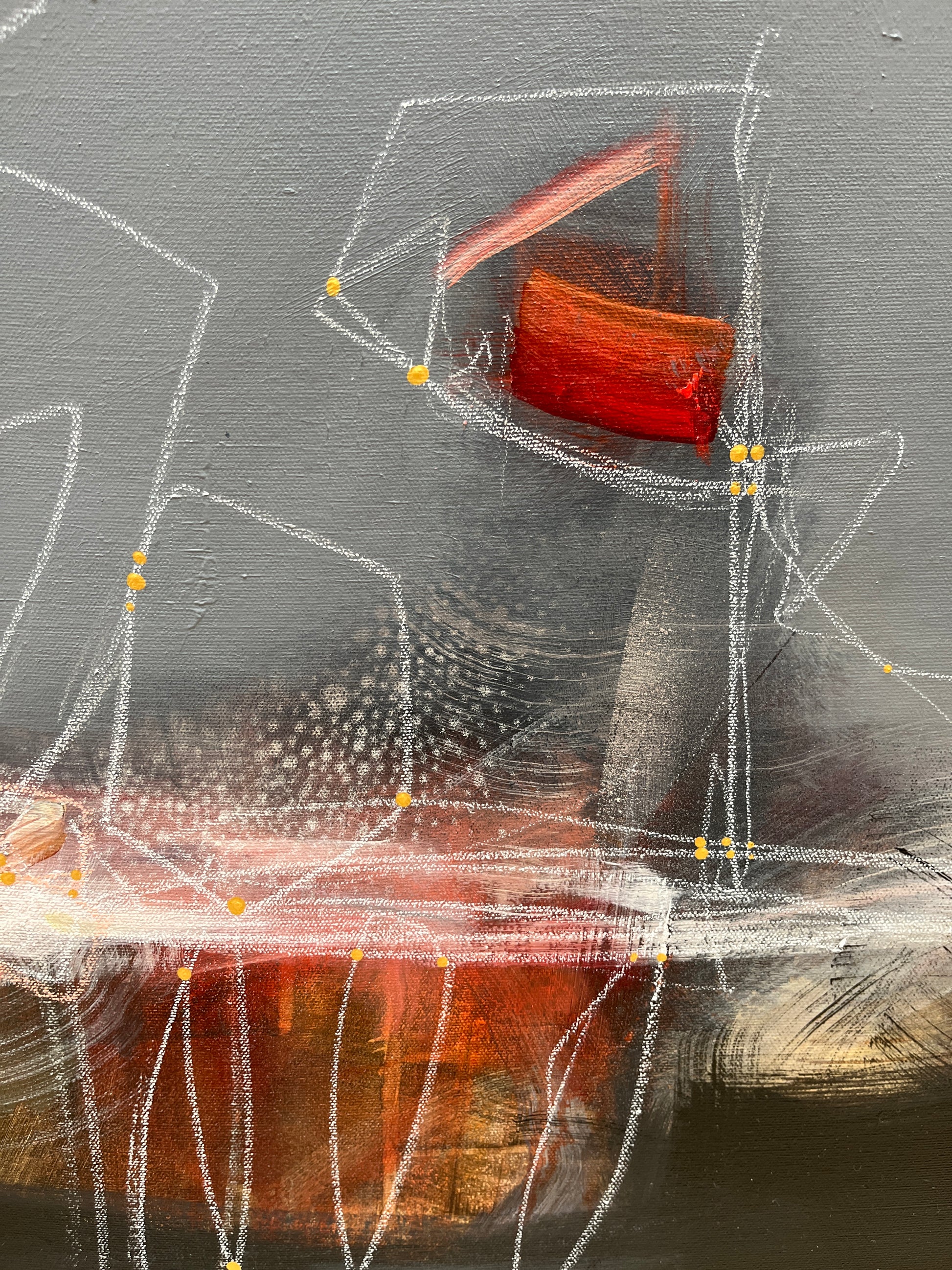 Entrelacé - 36" x 36 "