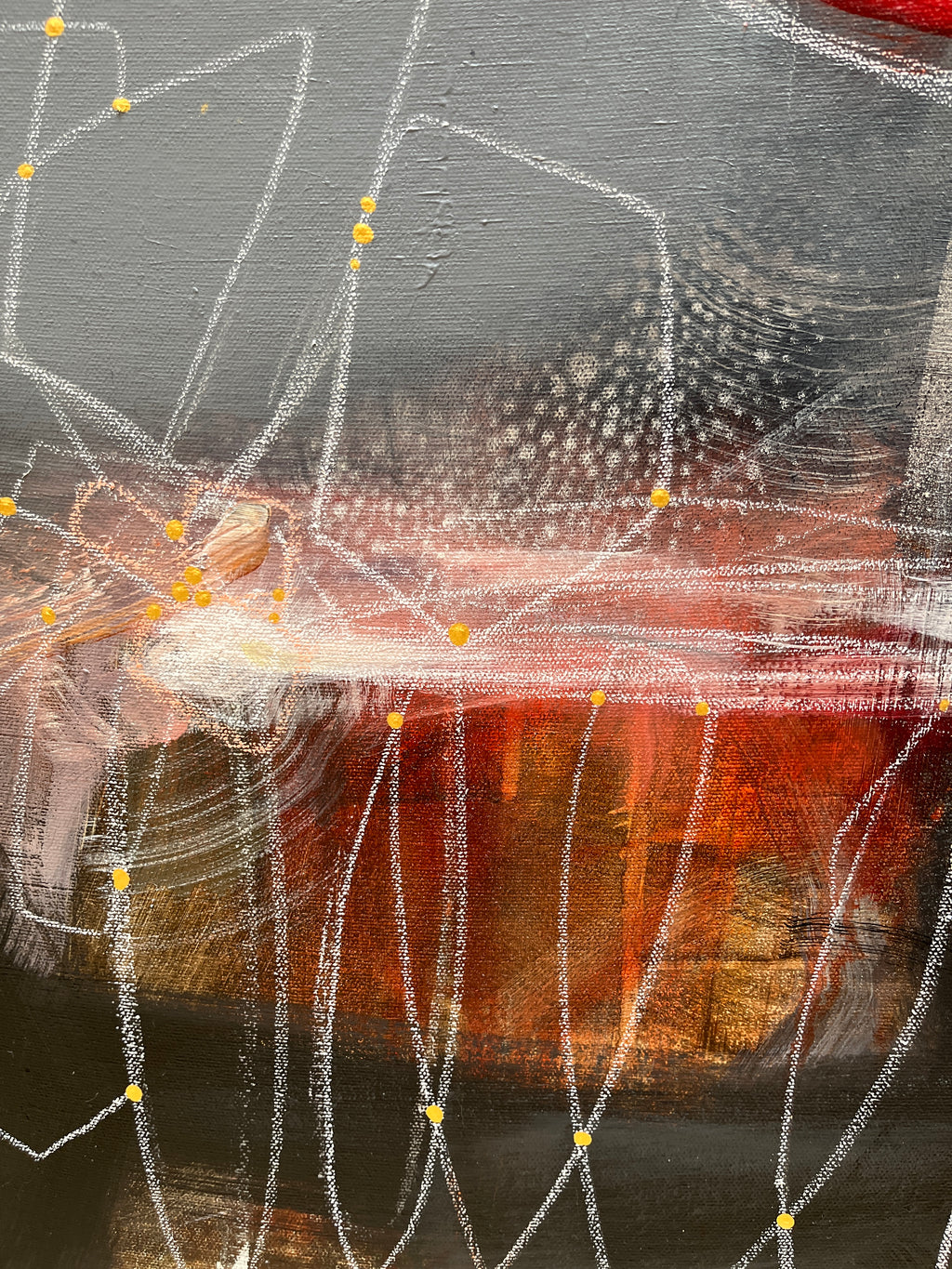 Entrelacé - 36" x 36 "