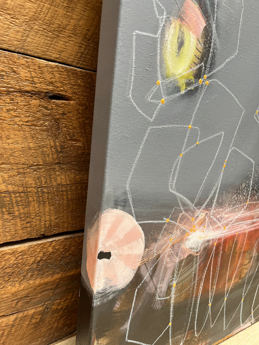 Entrelacé - 36" x 36 "