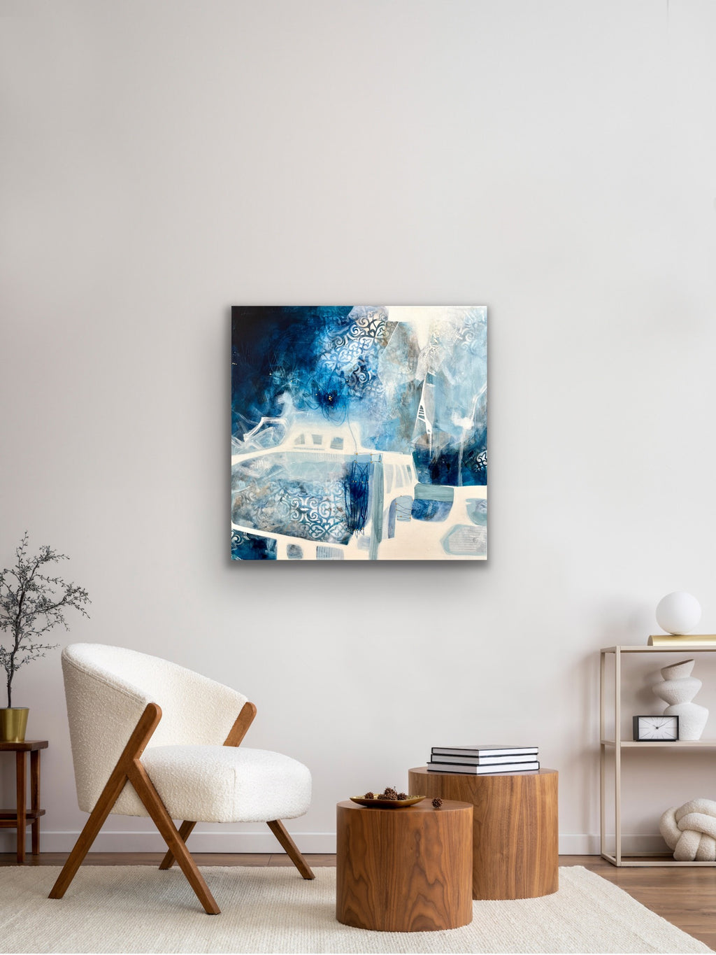 Go with the flow - 30" x 30"