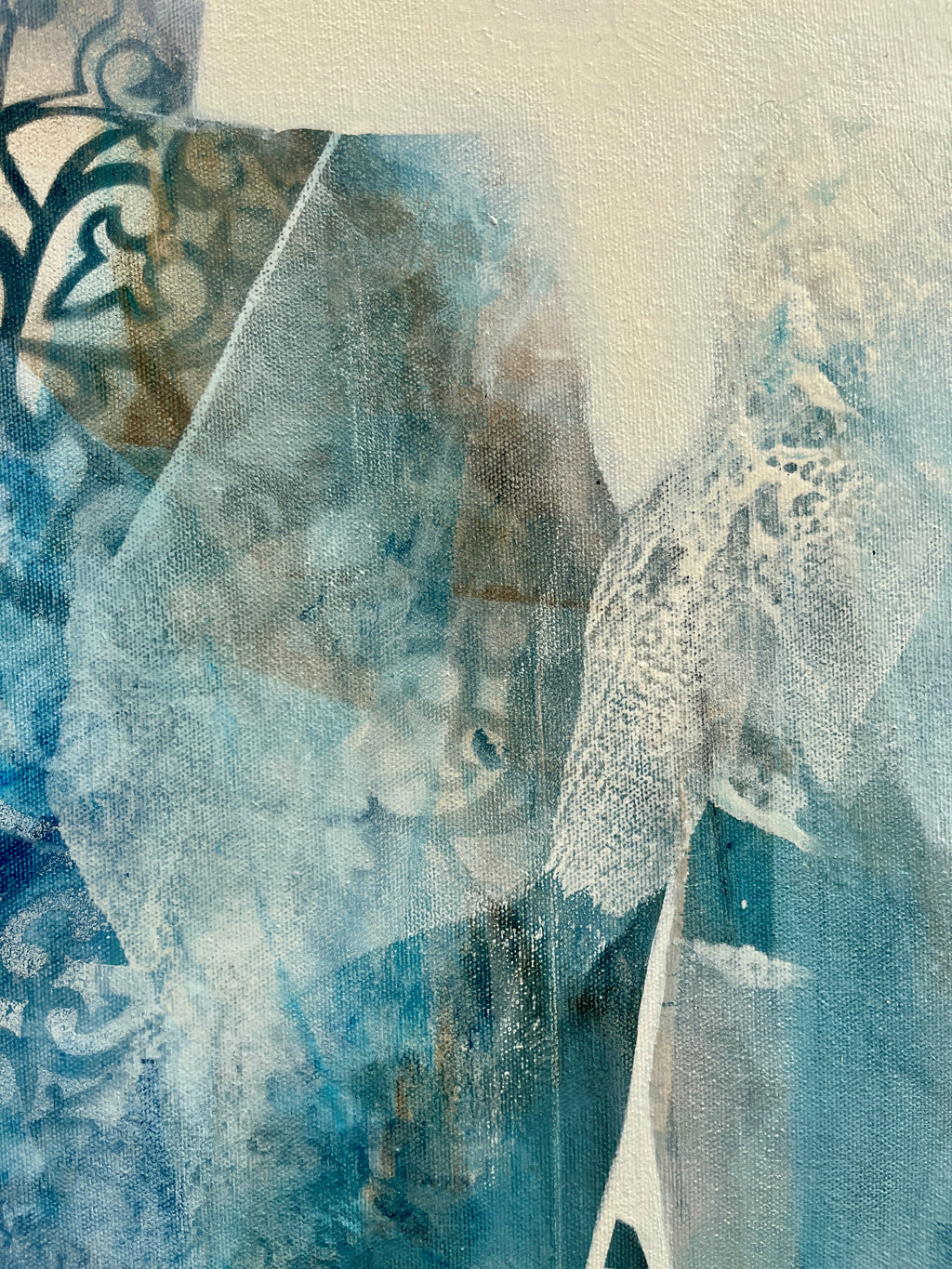 Go with the flow - 30" x 30"