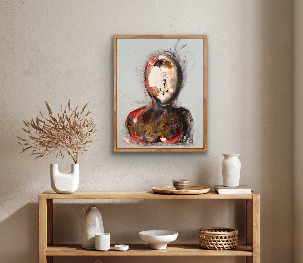 Le poid du silence - 30" x 24"