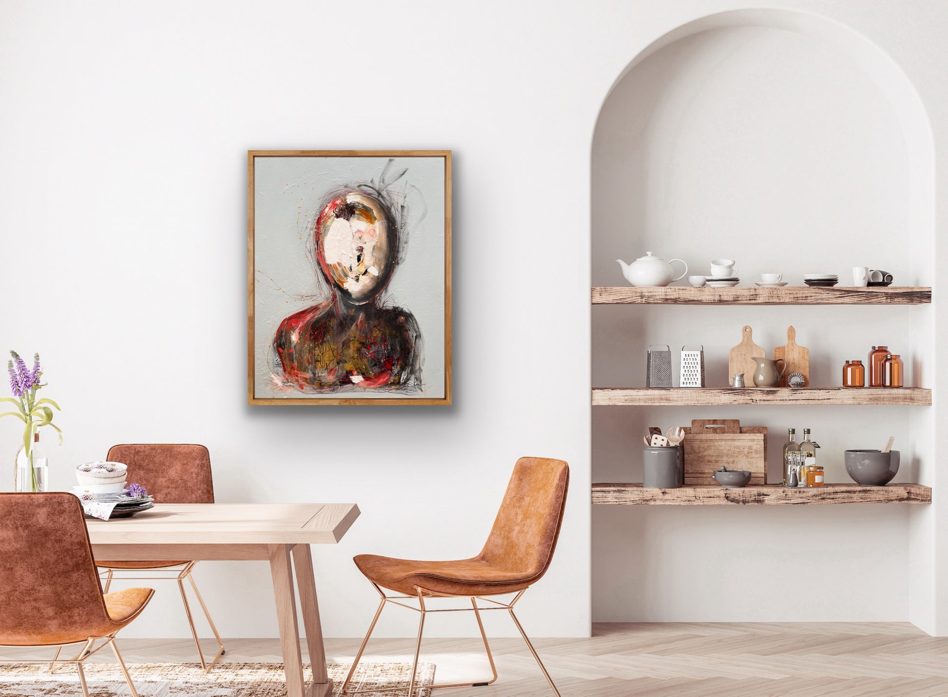 Le poid du silence - 30" x 24"