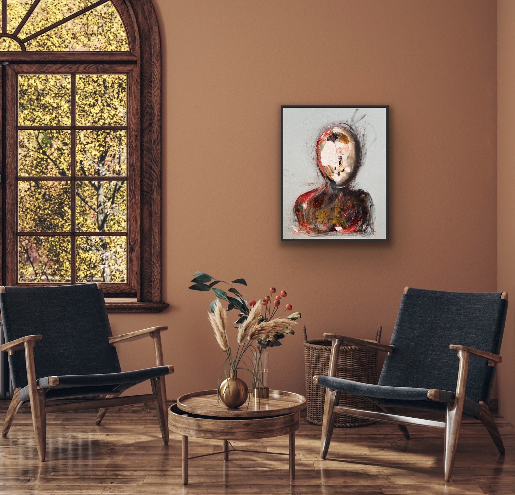 Le poid du silence - 30" x 24"