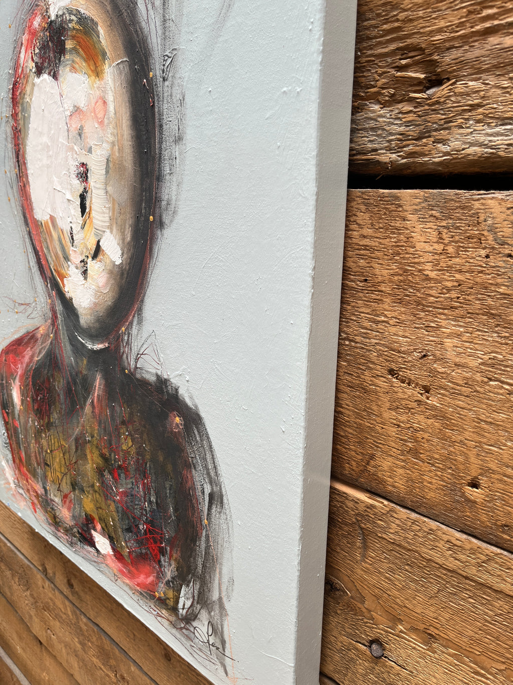 Le poid du silence - 30" x 24"