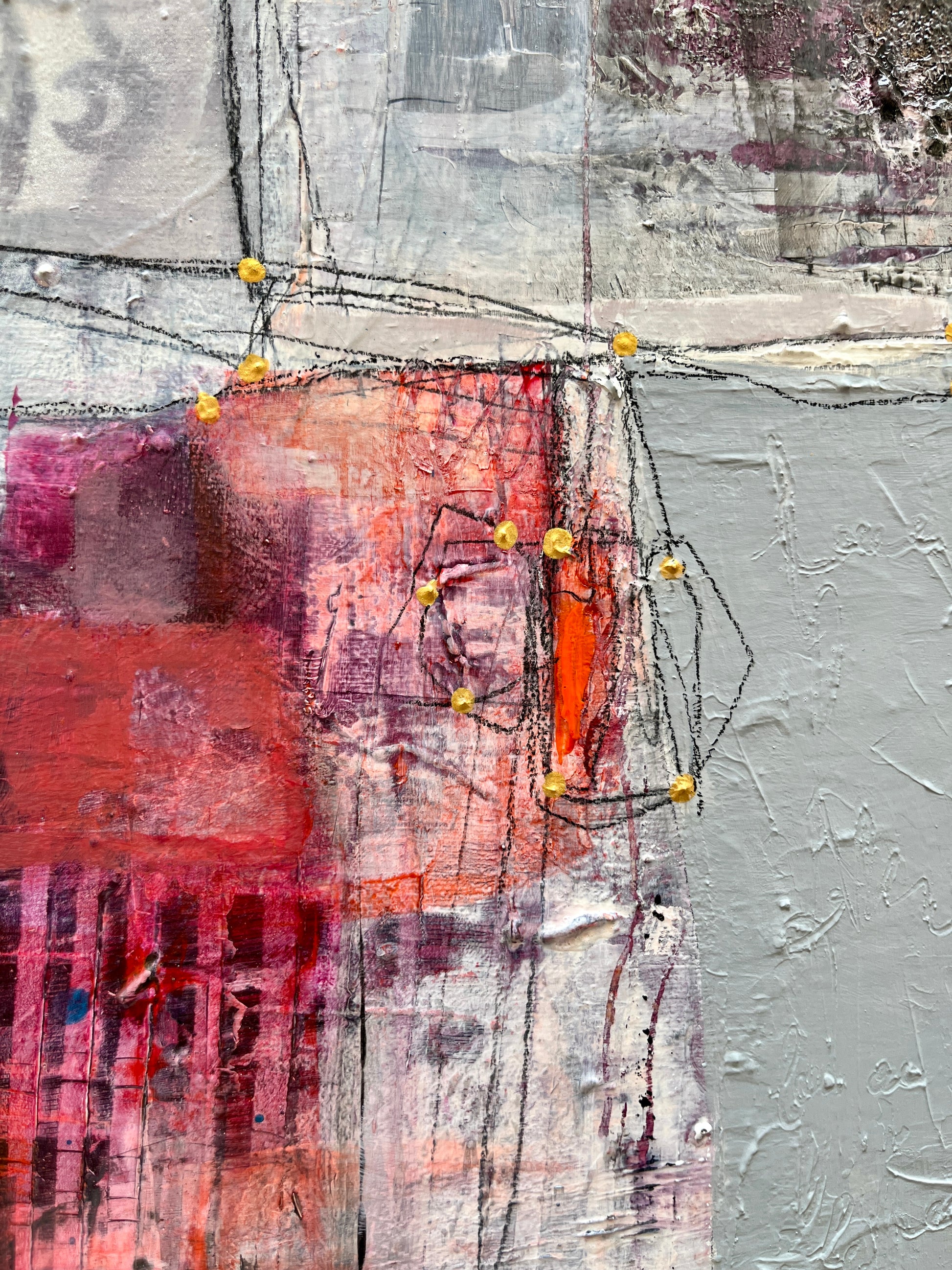 Main de fer dans un gant de velours - 36" x 30"