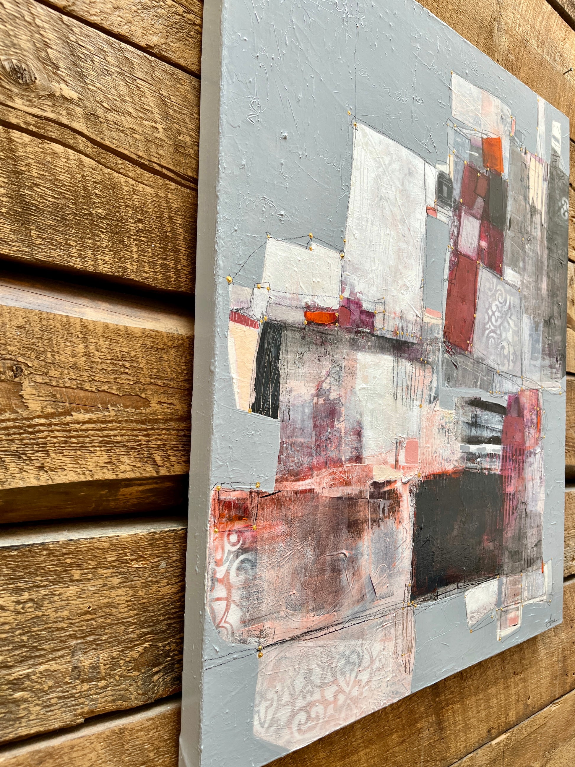 Main de fer dans un gant de velours - 36" x 30"