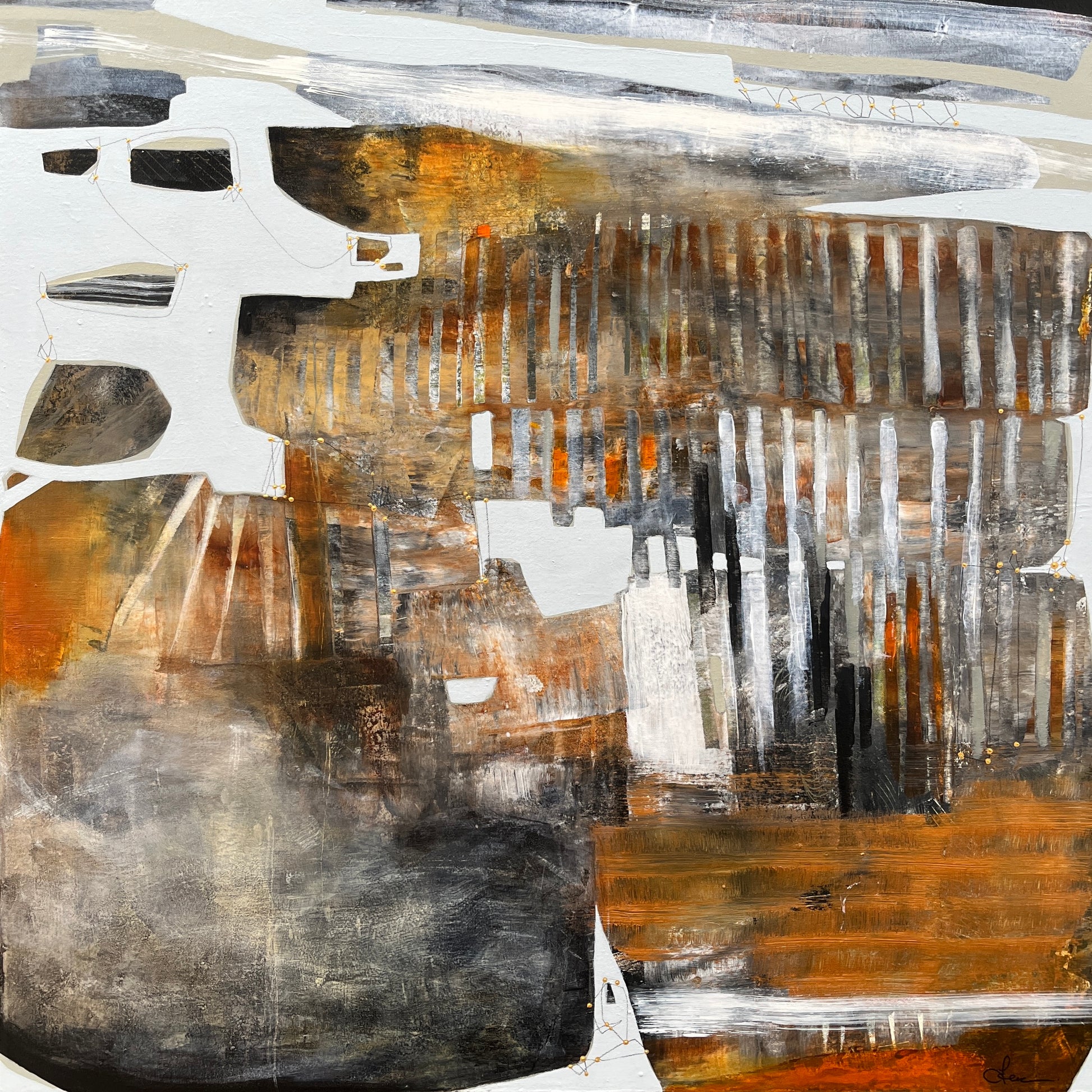 Inébranlable - 36" x 36"