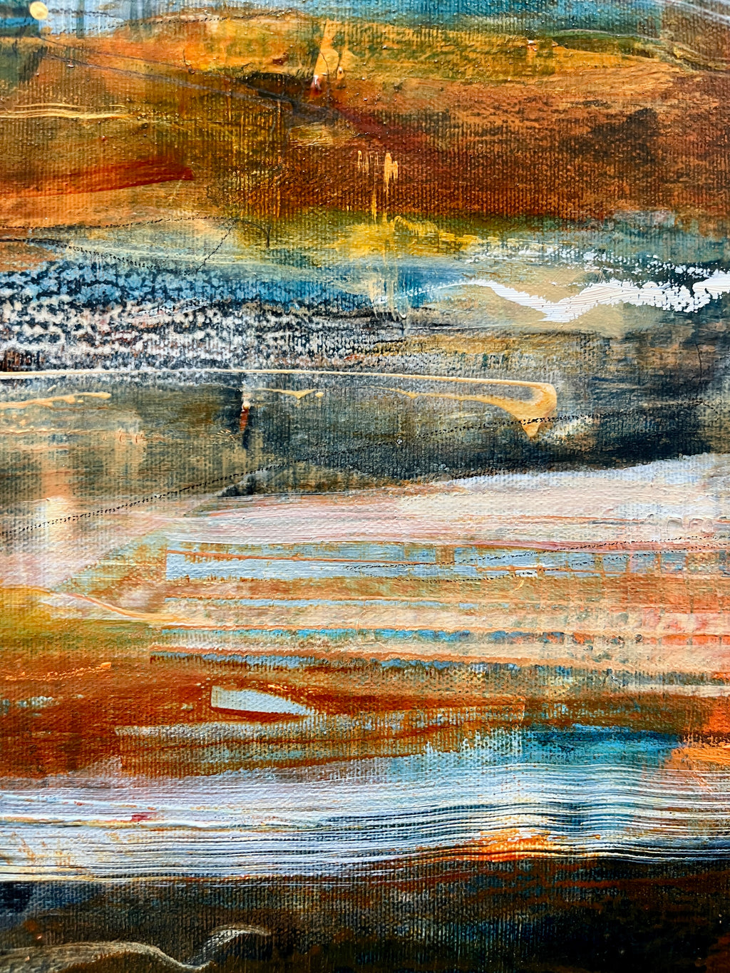 Sous un ciel d'acier - 30" x 48"