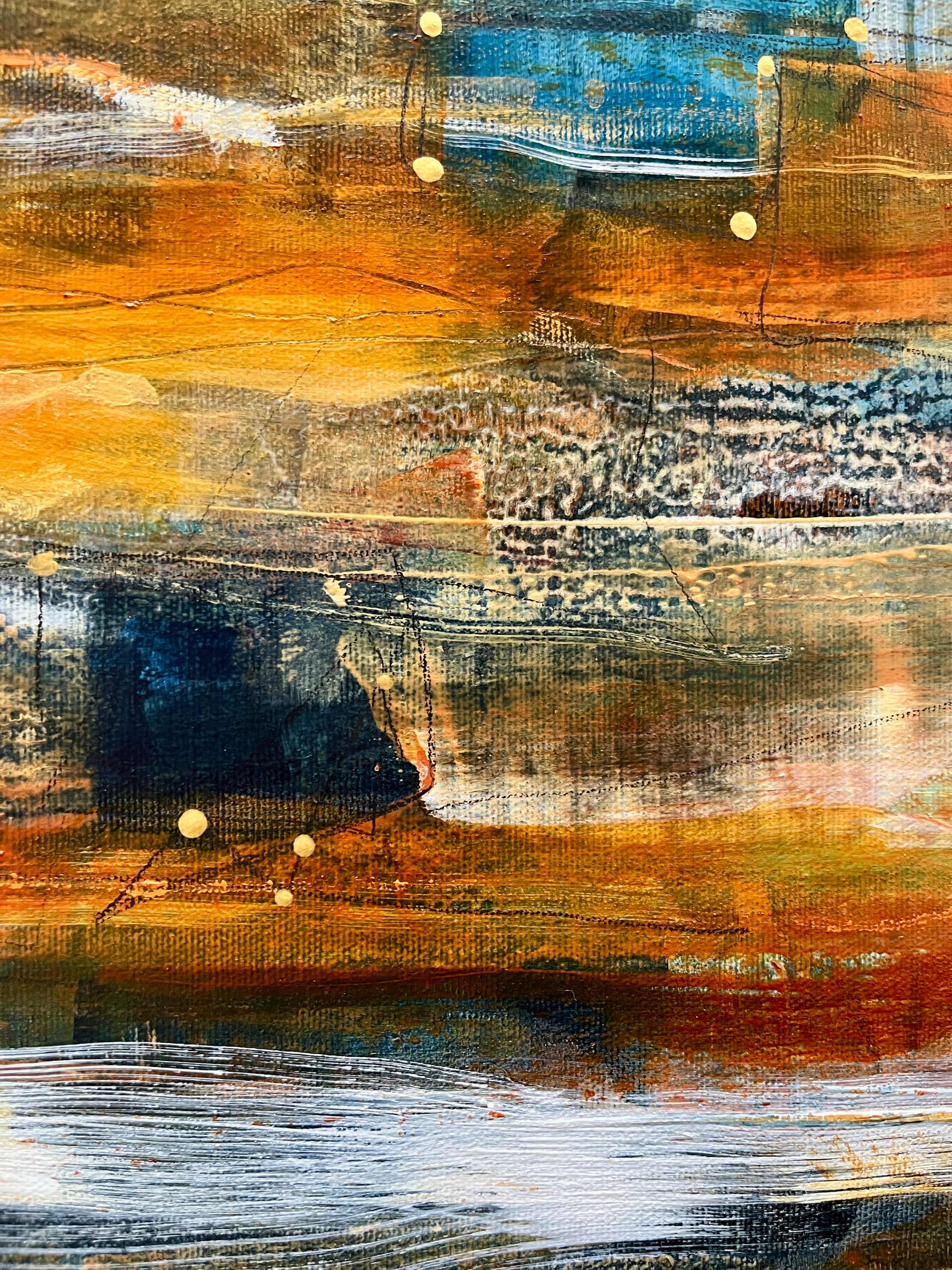 Sous un ciel d'acier - 30" x 48"