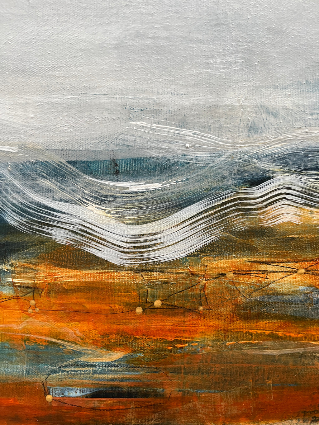 Sous un ciel d'acier - 30" x 48"