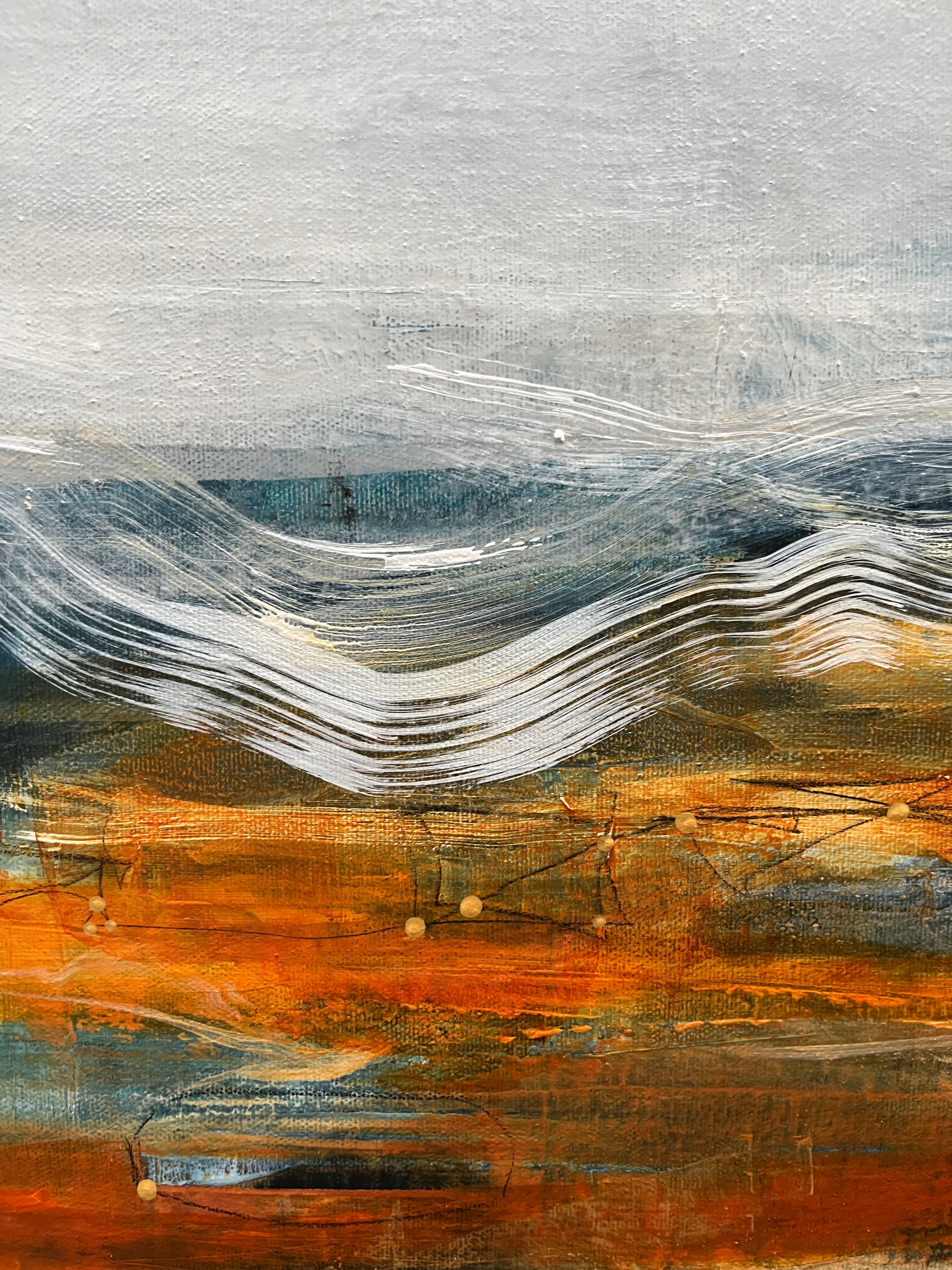 Sous un ciel d'acier - 30" x 48"