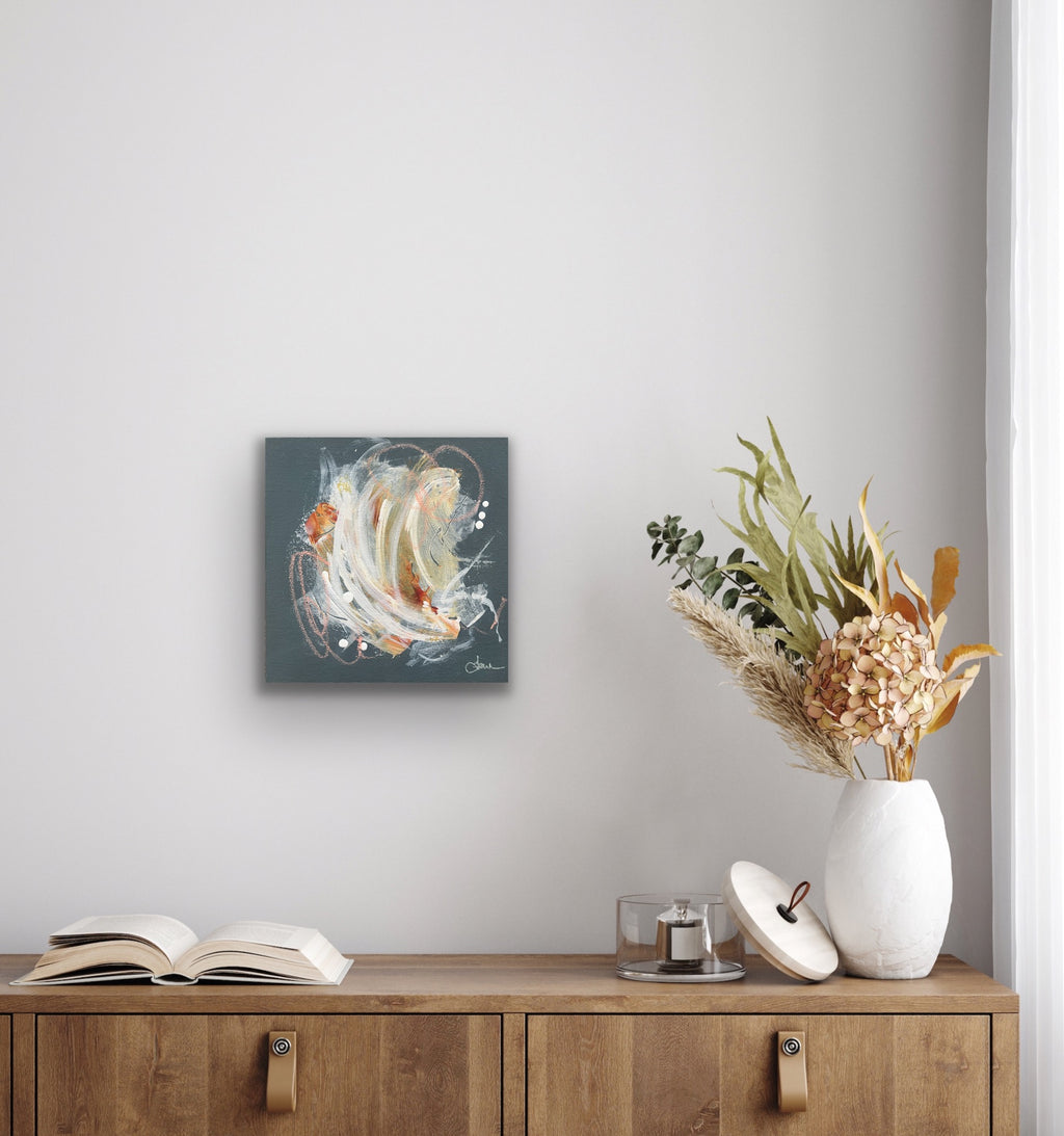 Cyclone de velours - 8" x 8"