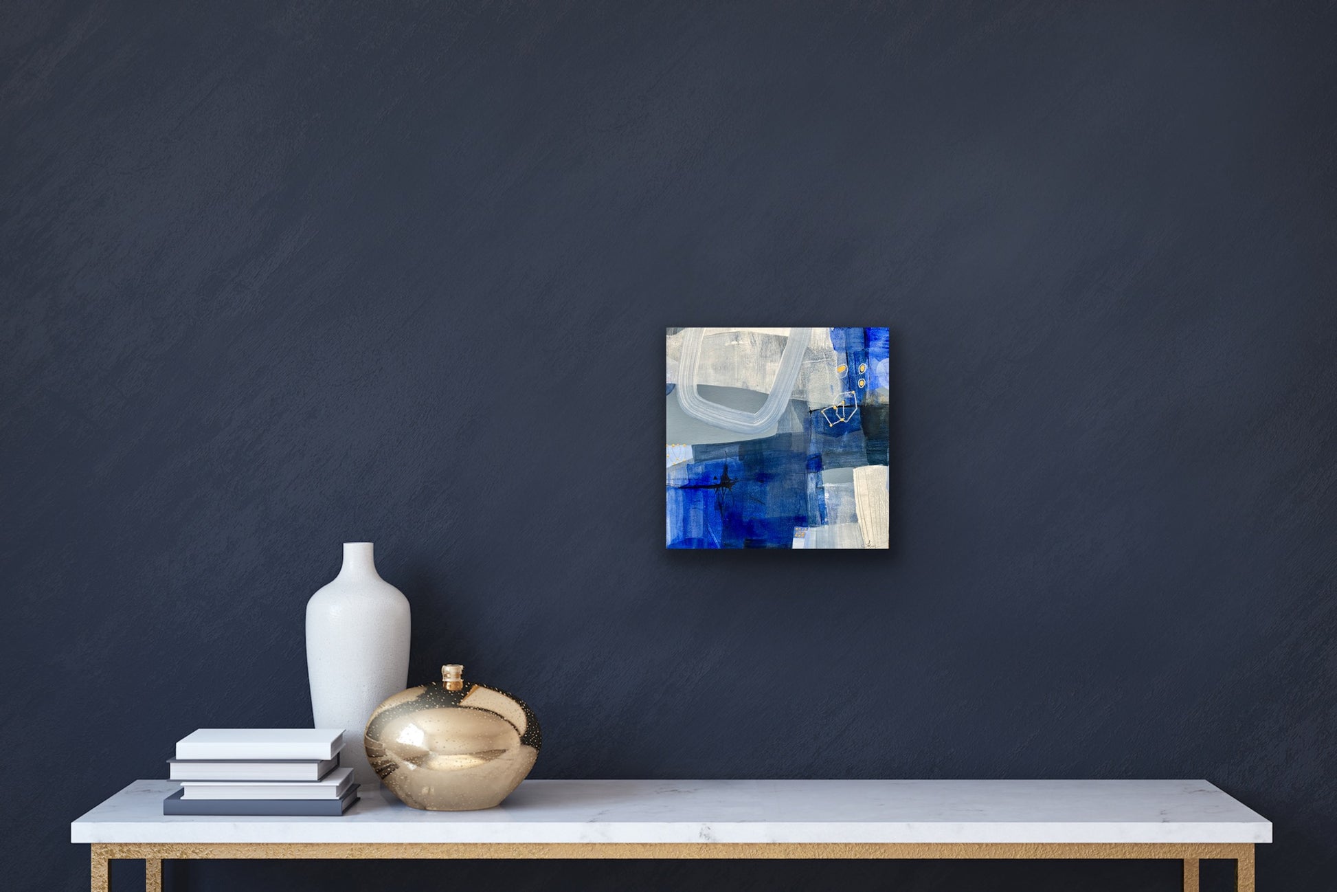 Blue Moon - 12" x 12"