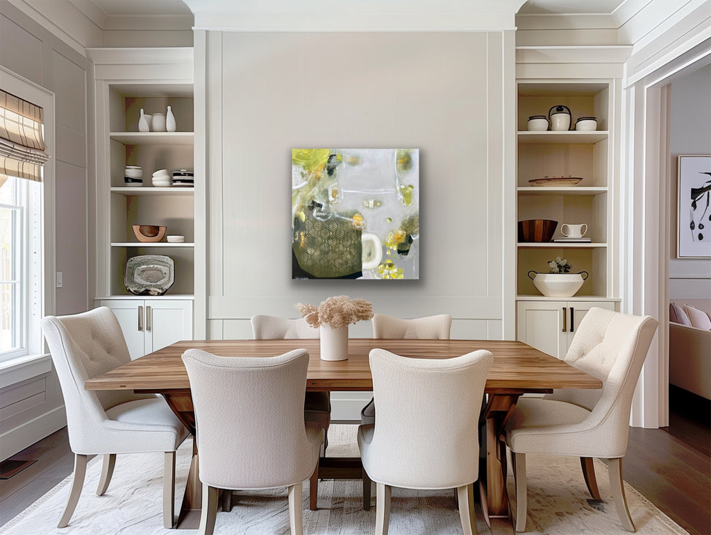 Hanging by a thread- 30" x 30"