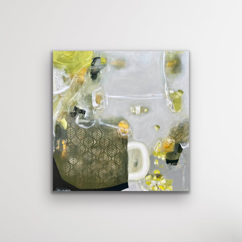 Hanging by a thread- 30" x 30"