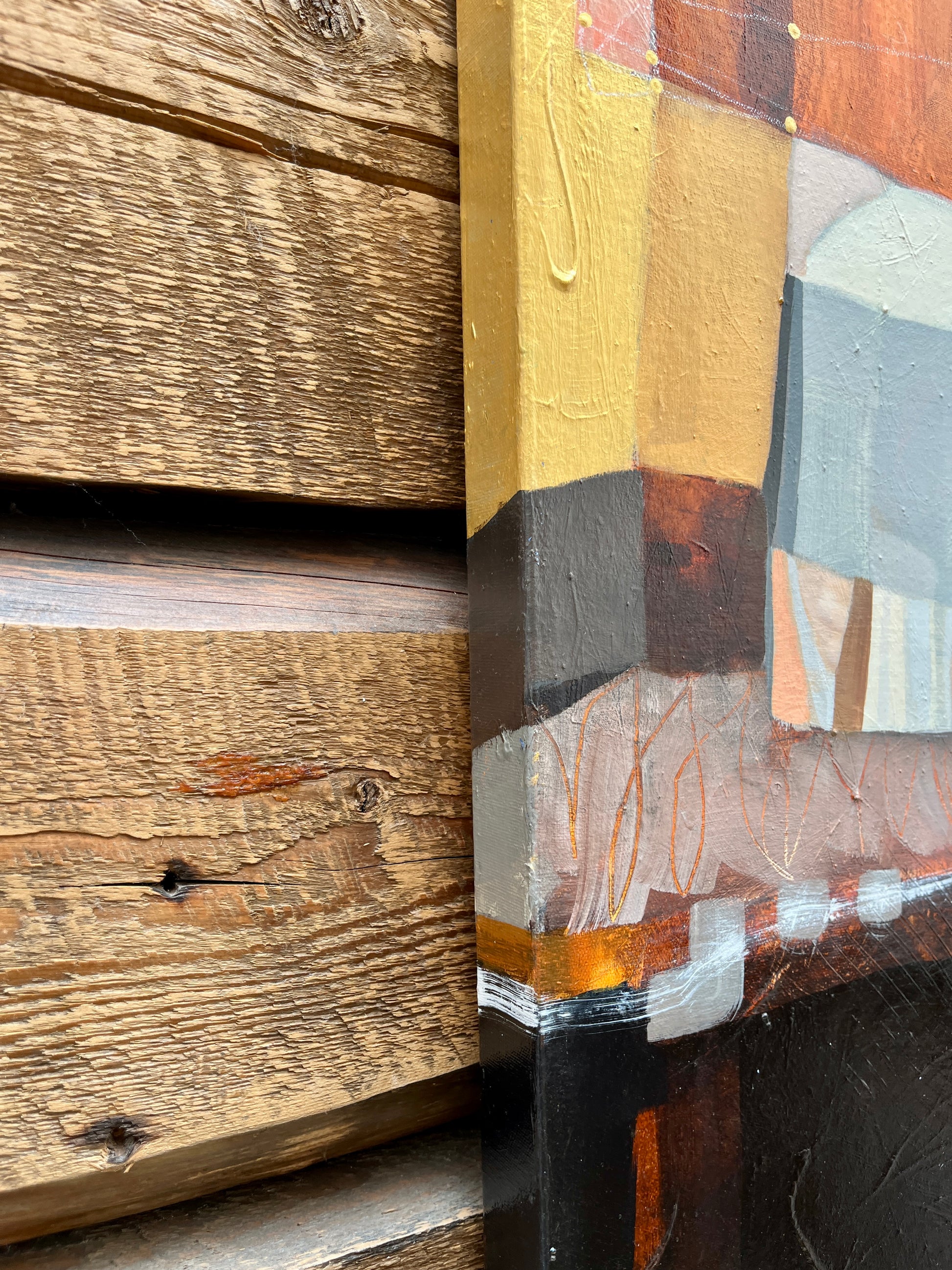 Là où les souvenirs demeurent - 40" x 40"