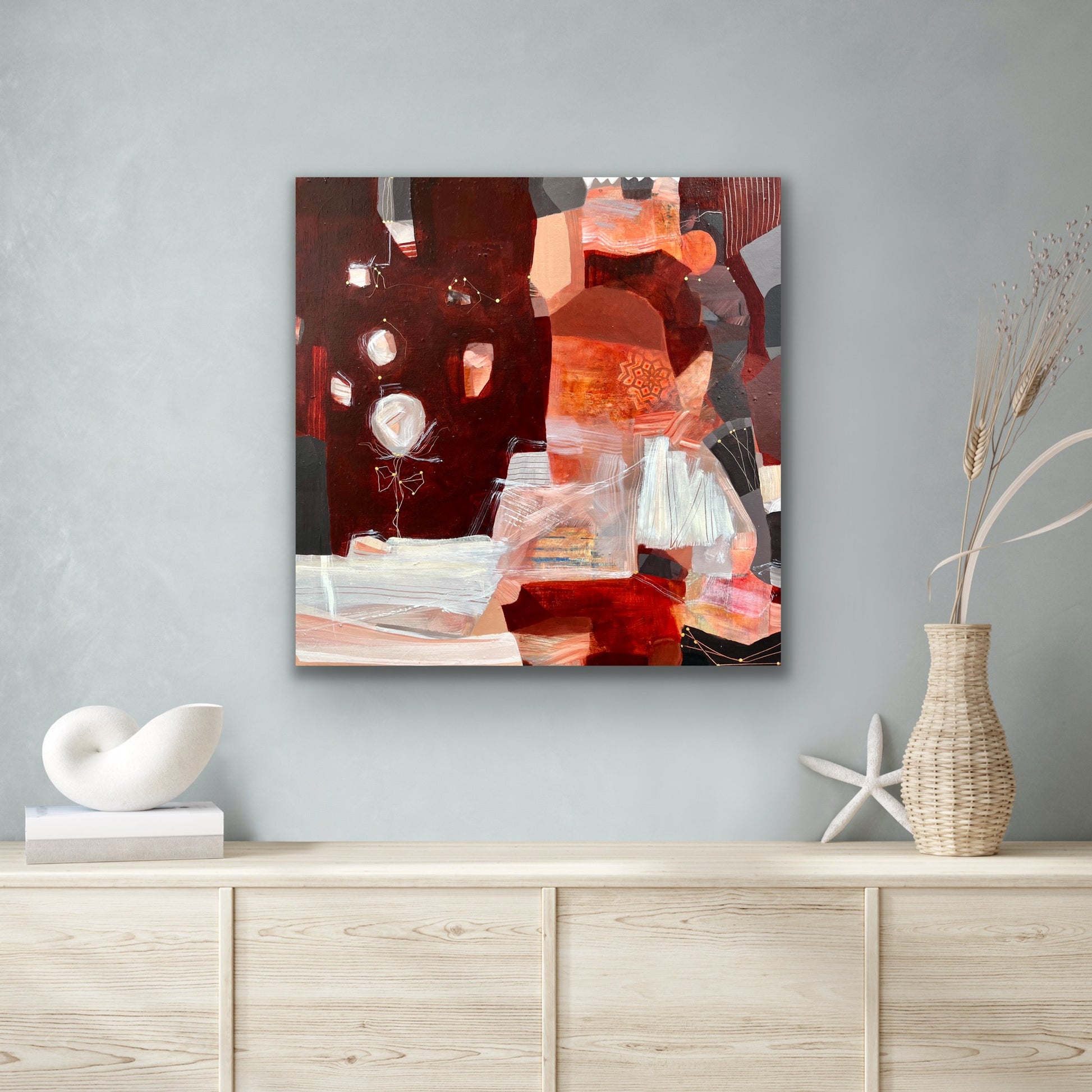 Chaos fertile - 24" x24"