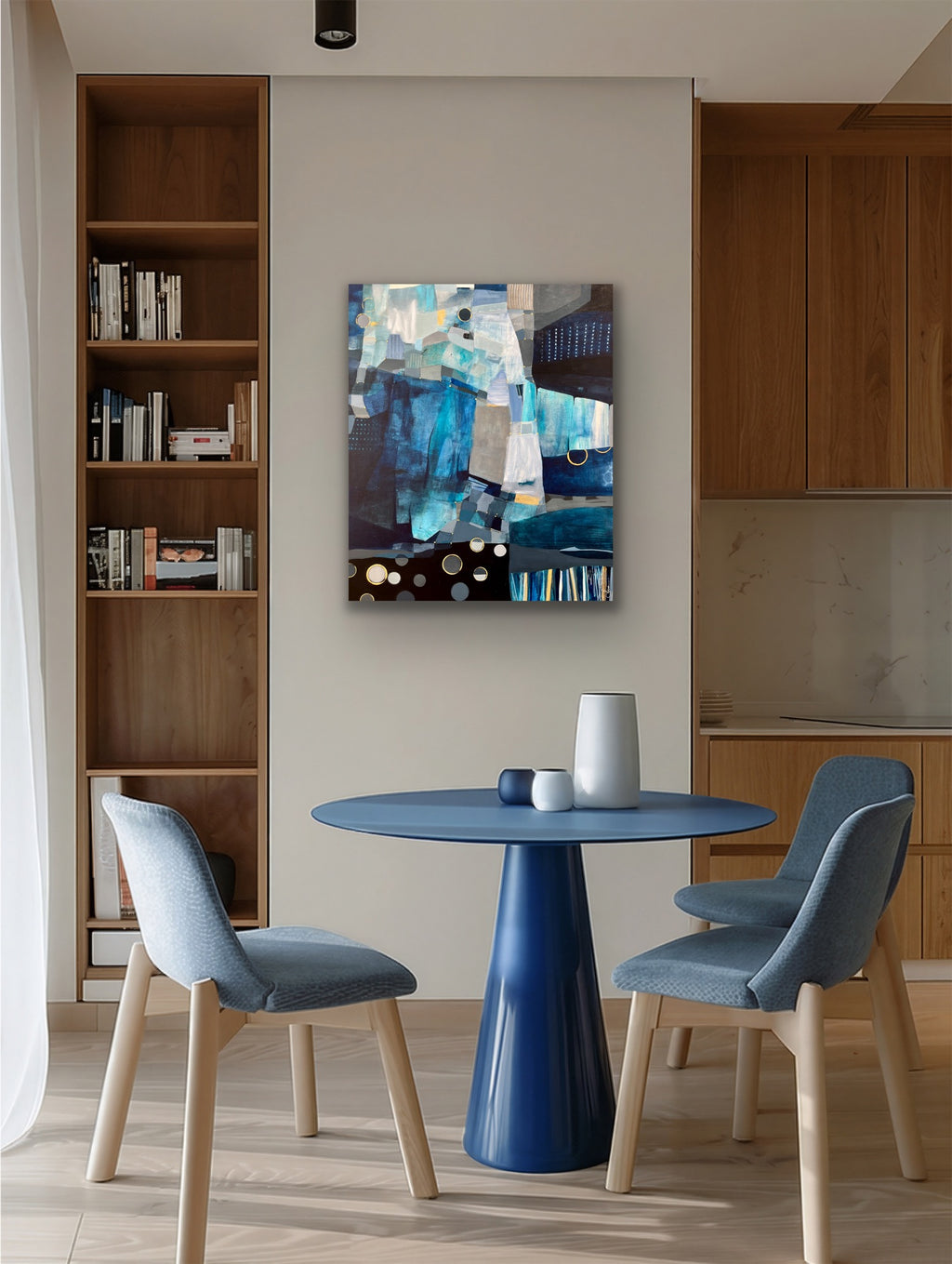 Échos d'un rêve bleu - 36 x 30