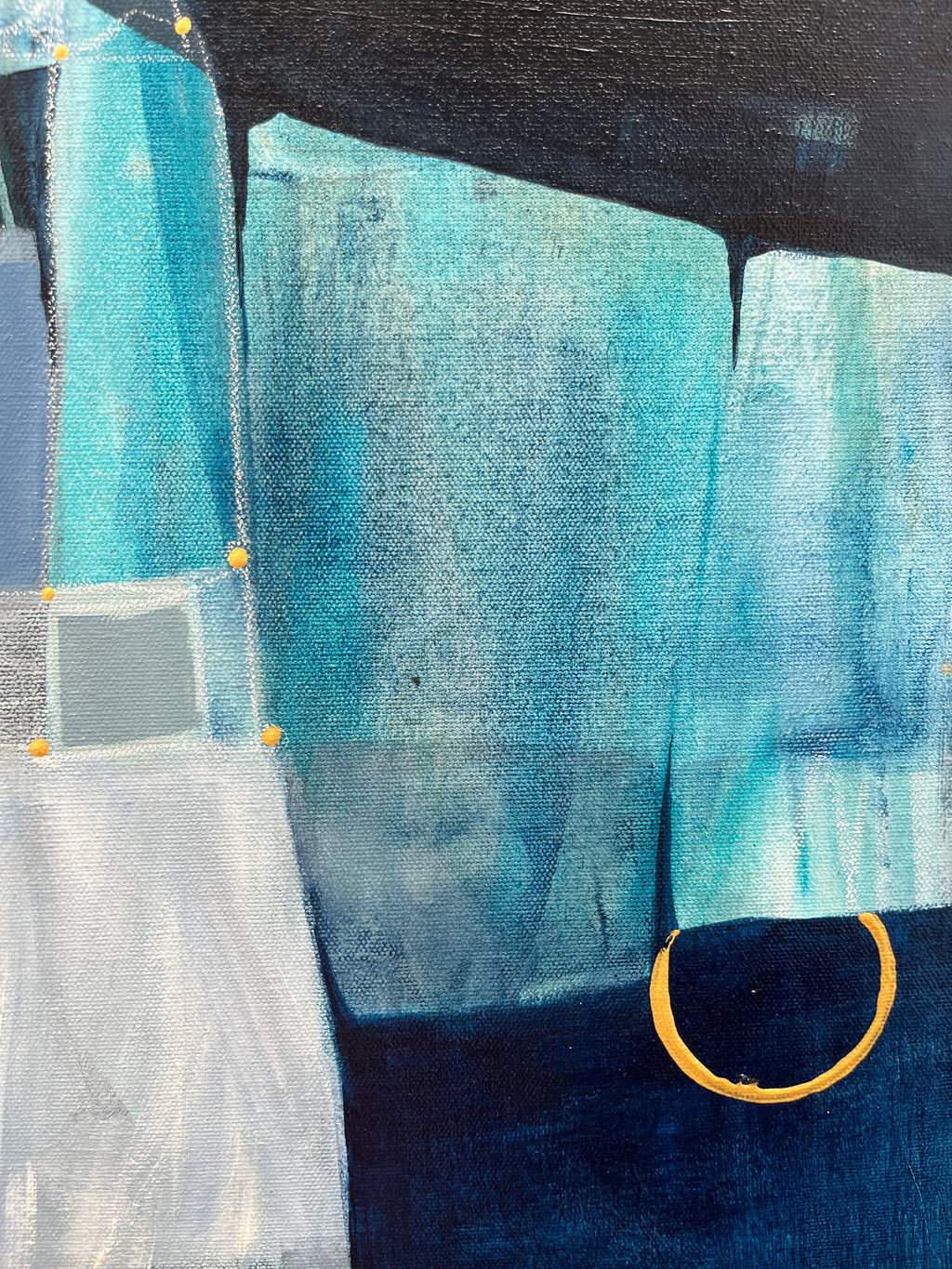 Échos d'un rêve bleu - 36 x 30