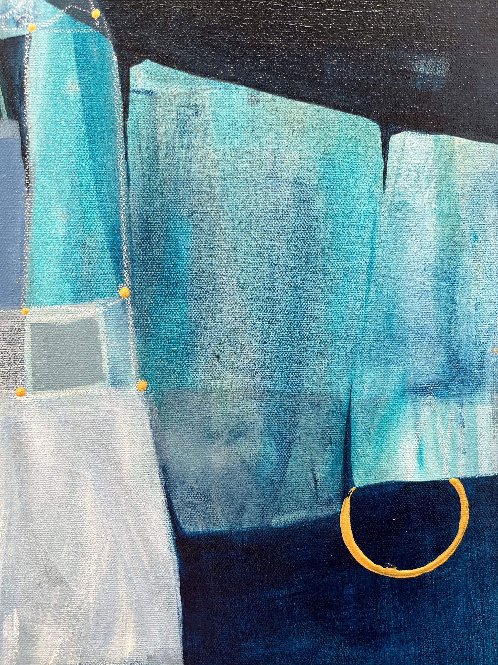 Échos d'un rêve bleu - 36 x 30