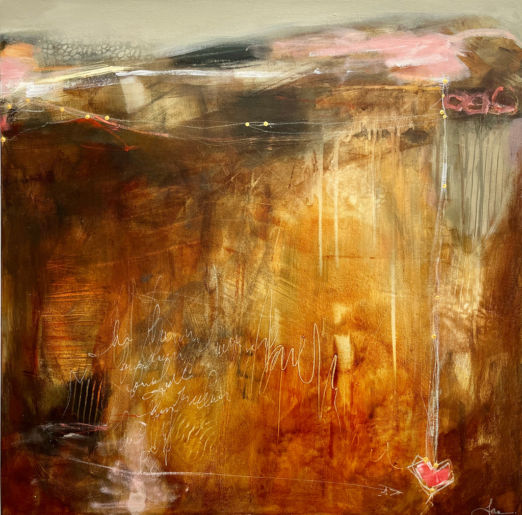 Save my broken heart - 24" x 24"