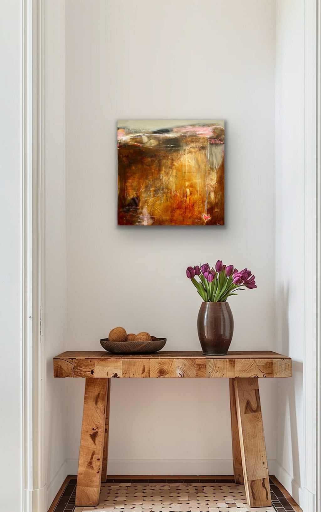 Save my broken heart - 24" x 24"