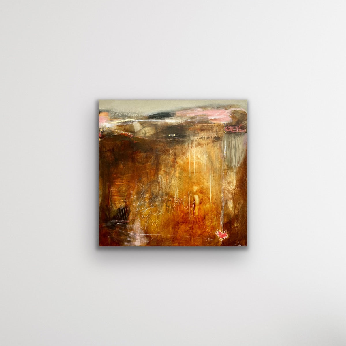 Save my broken heart - 24" x 24"