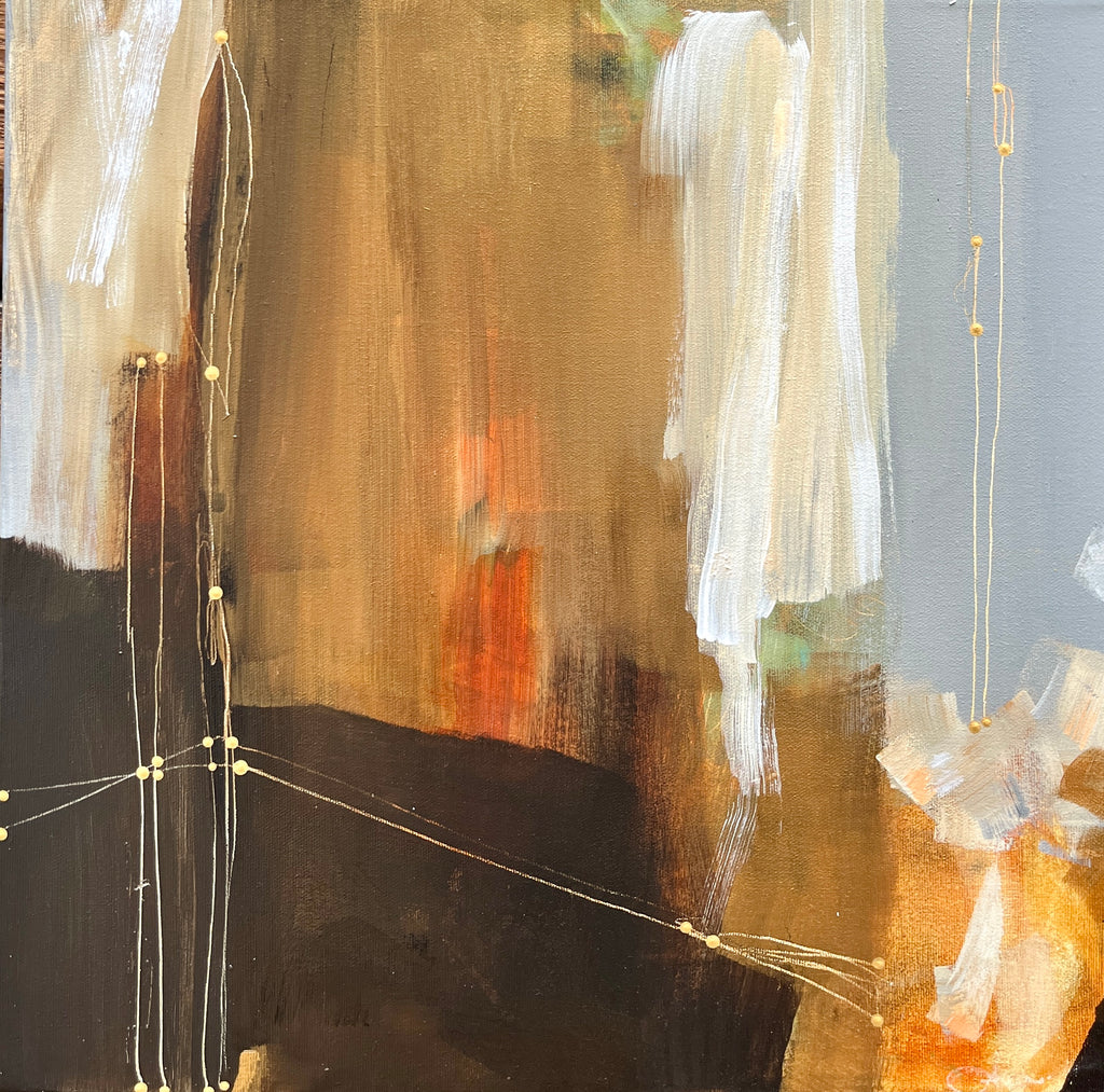 Tiré par les ficelles - 16" x 16"