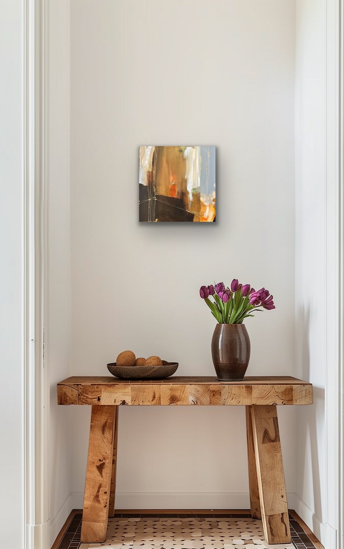 Tiré par les ficelles - 16" x 16"