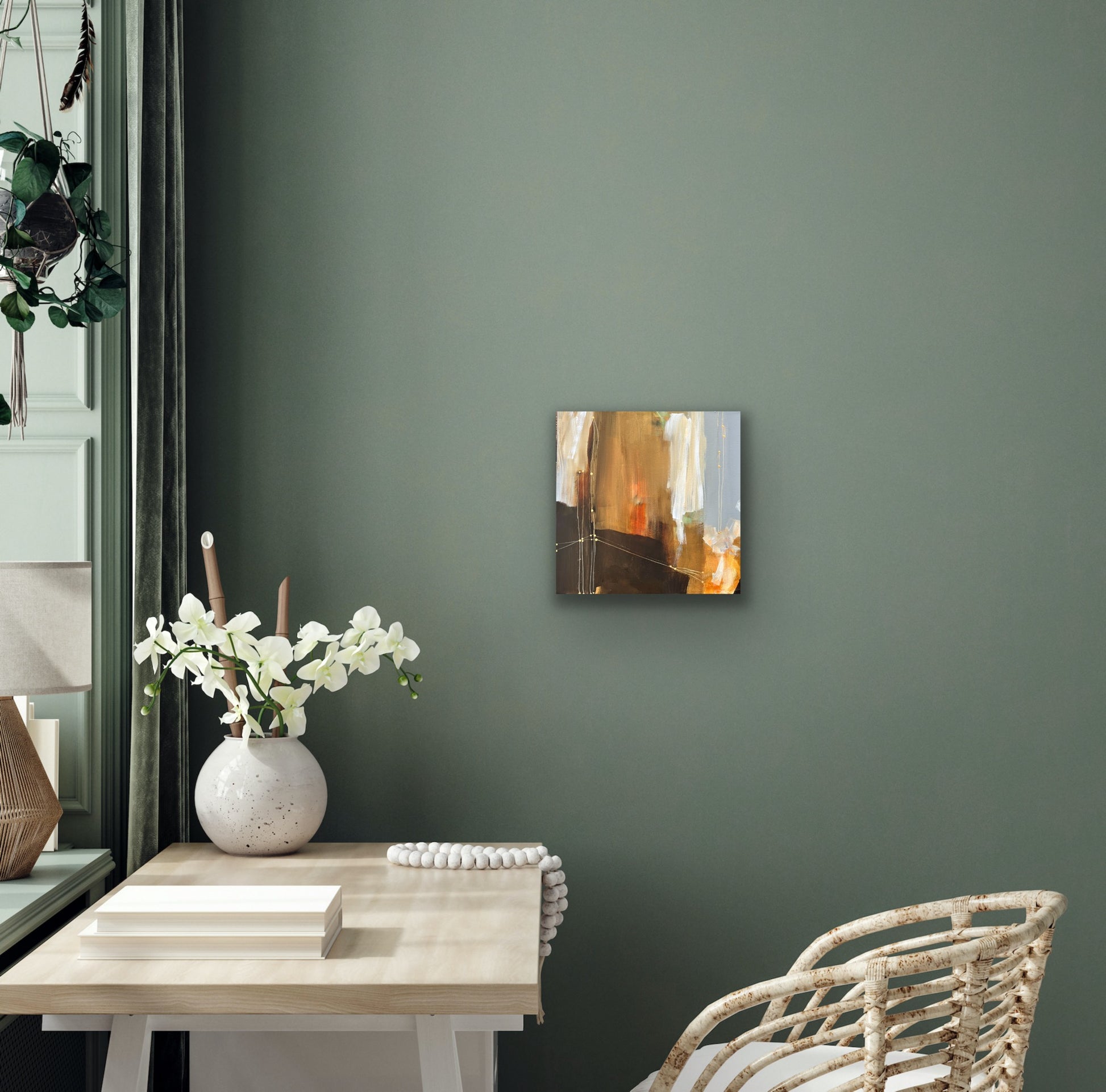 Tiré par les ficelles - 16" x 16"