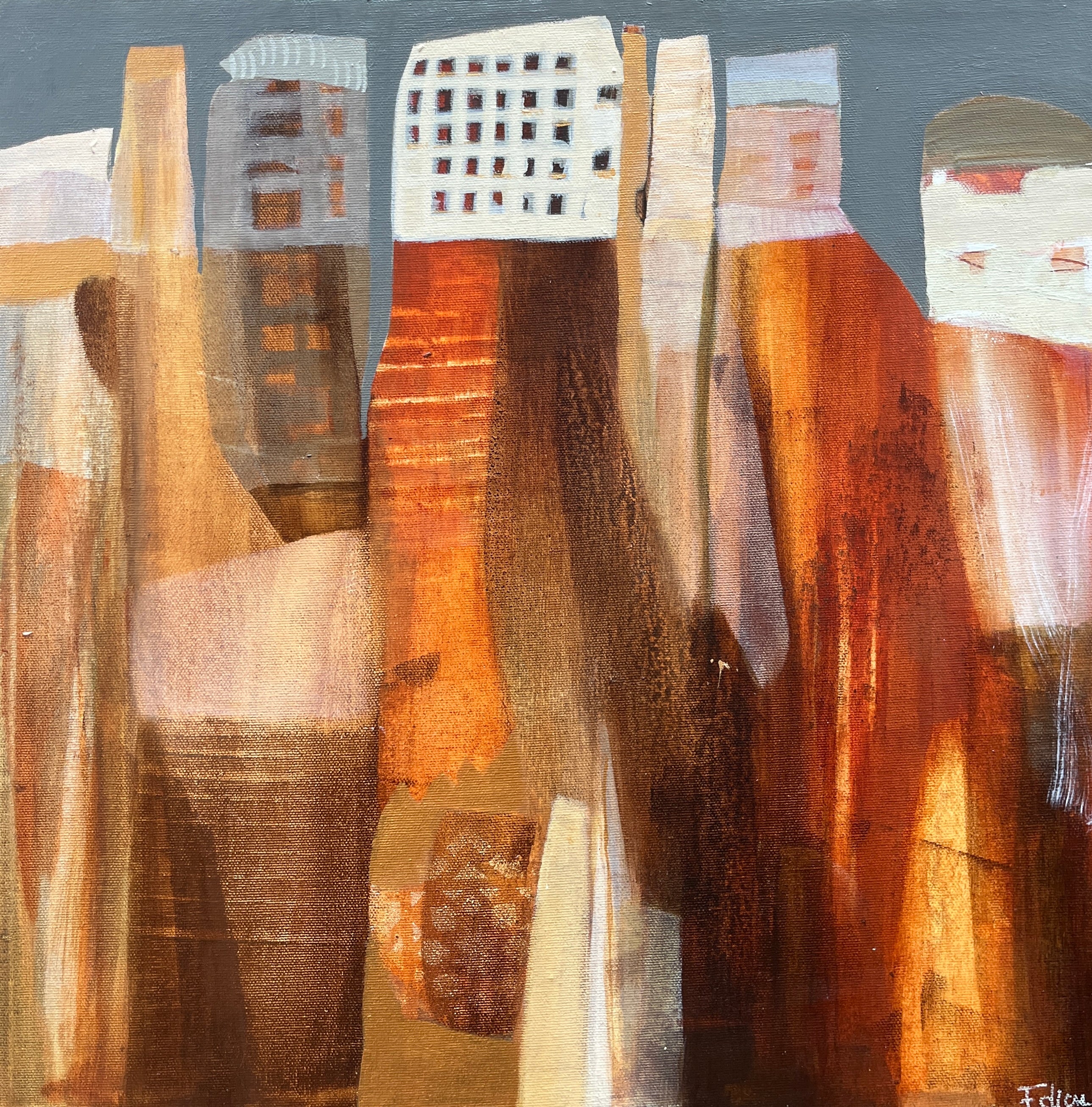 Sous la surface 2 - 16" x 16"