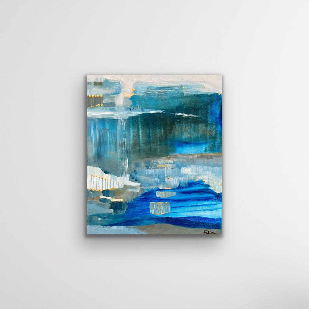 Rivière intérieure - 12 x 10