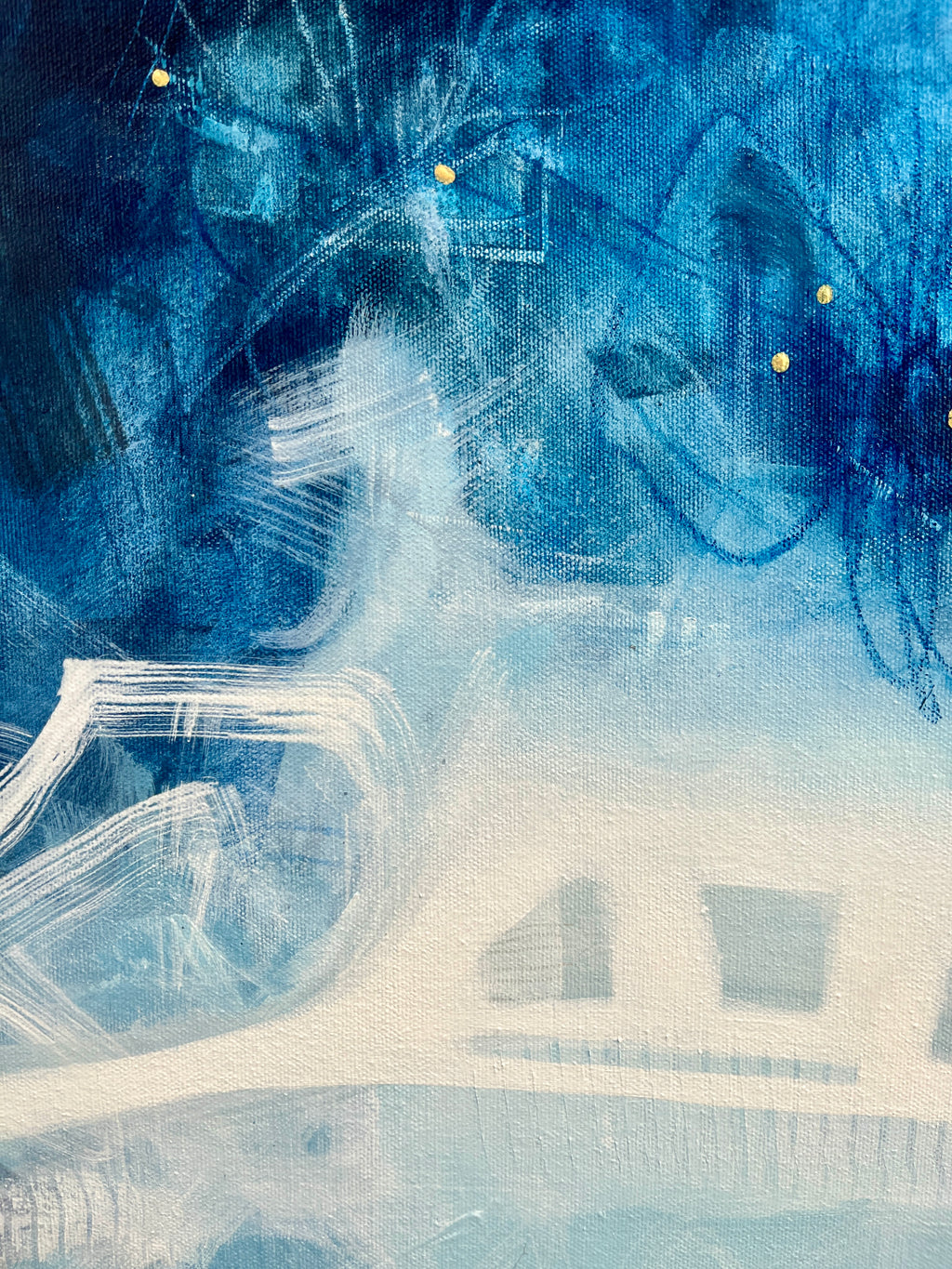 Go with the flow - 30" x 30"